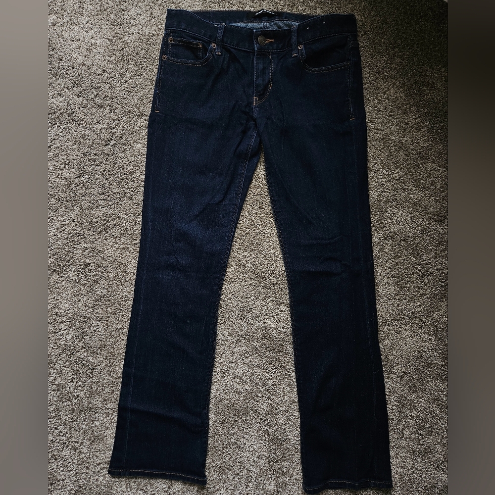 Express Indigo Barely Boot Jeans